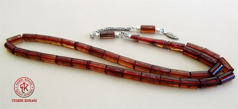 Sıkma Kehribar Tesbih