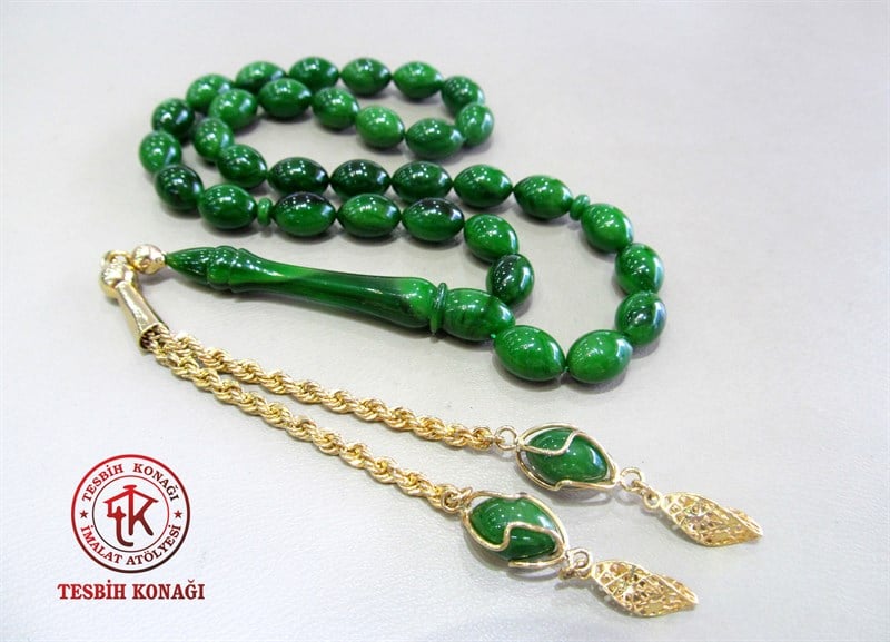 Sıkma Kehribar Tesbih