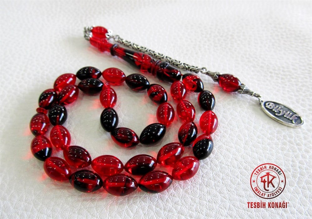 Sıkma Kehribar Tesbih