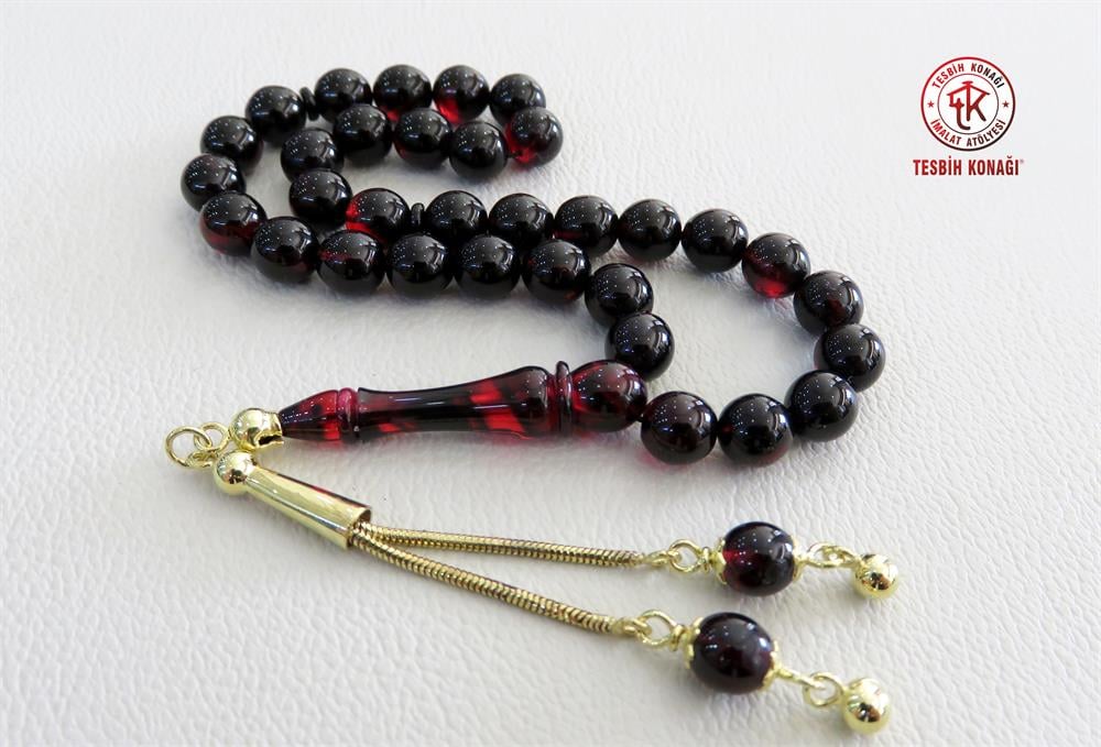 Sıkma Kehribar Tesbih