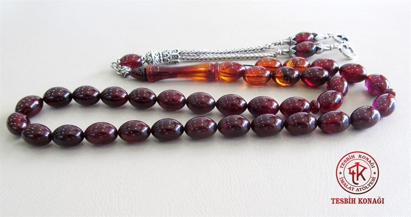 Sıkma Kehribar Tesbih