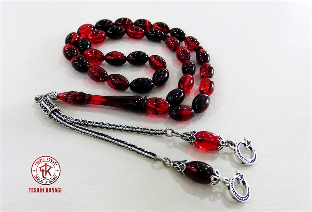 Sıkma Kehribar Tesbih