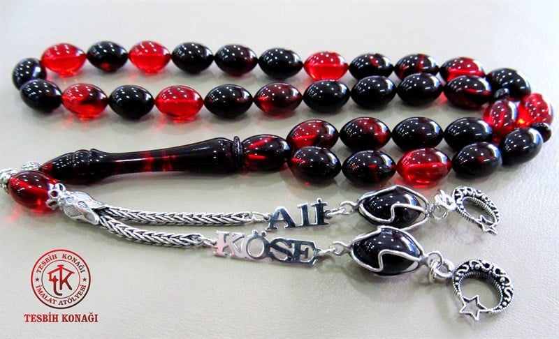 Sıkma Kehribar Tesbih