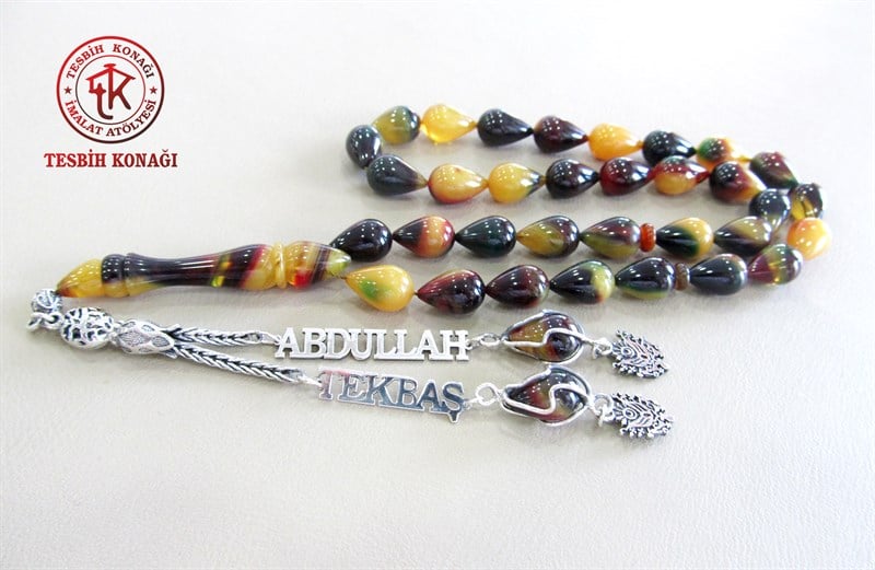 Sıkma Kehribar Tesbih