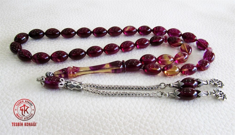 Sıkma Kehribar Tesbih