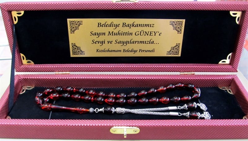 Sıkma Kehribar Tesbih