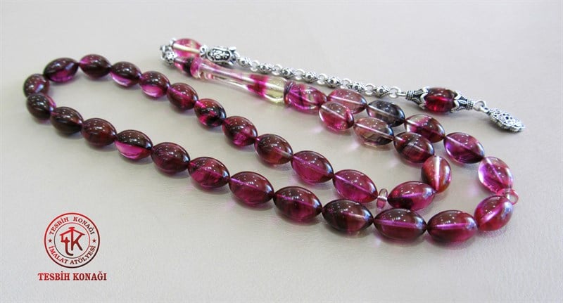 Sıkma Kehribar Tesbih