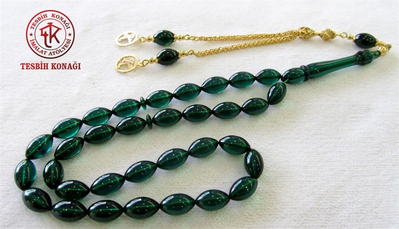 Sıkma Kehribar Tesbih