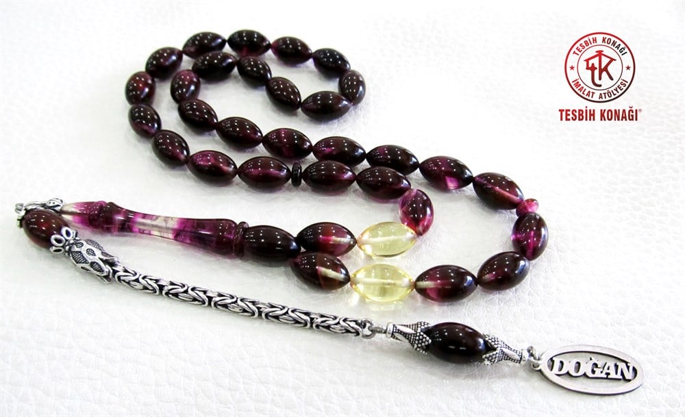 Sıkma Kehribar Tesbih