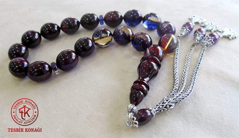 Sıkma Kehribar Tesbih