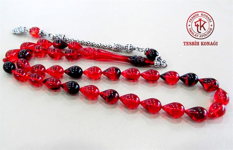 Sıkma Kehribar Tesbih