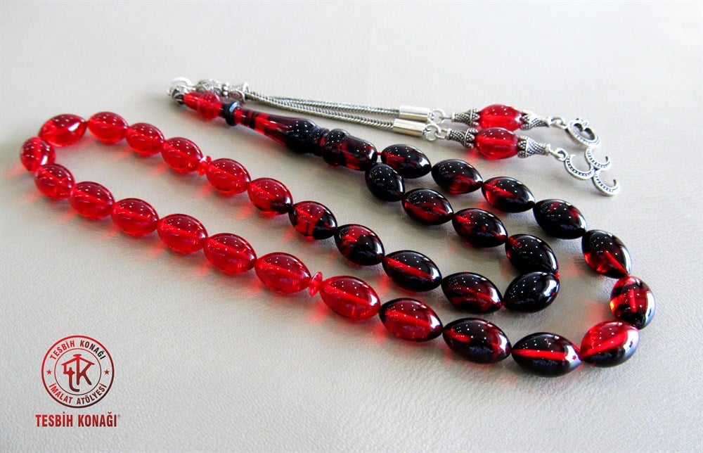 Sıkma Kehribar Tesbih