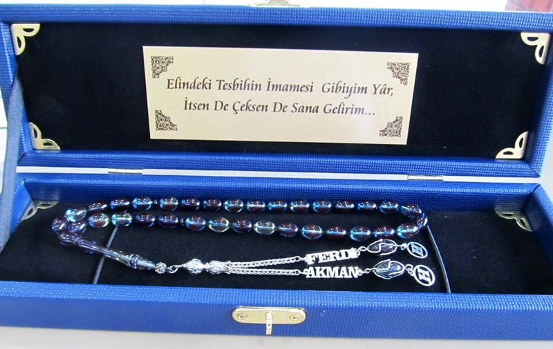 Sıkma Kehribar Tesbih