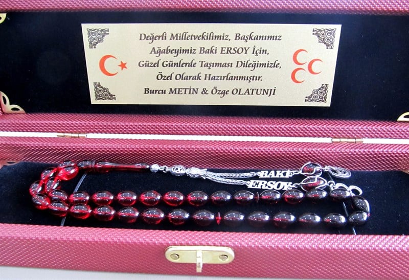 Sıkma Kehribar Tesbih