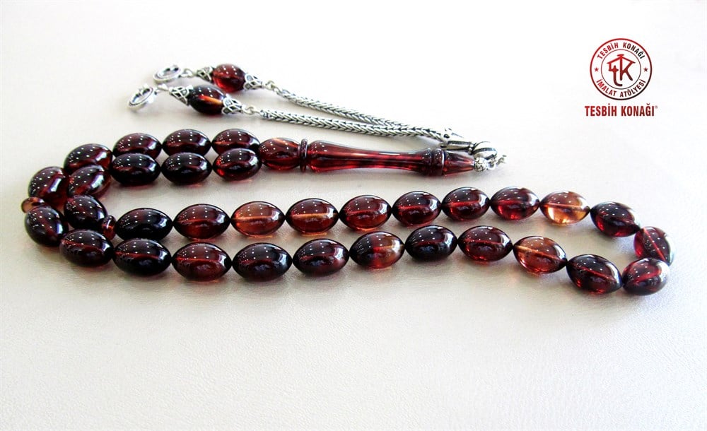 Sıkma Kehribar Tesbih