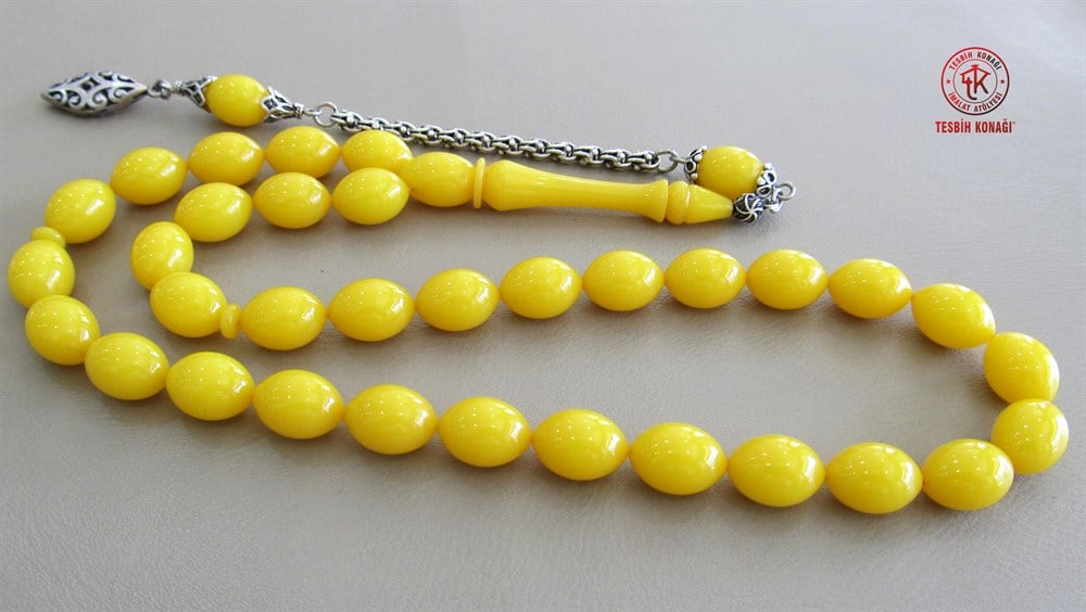 Sıkma Kehribar Tesbih