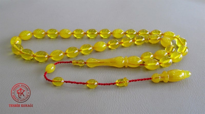 Sıkma Kehribar Tesbih