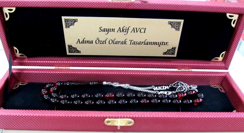 Sıkma Kehribar Tesbih