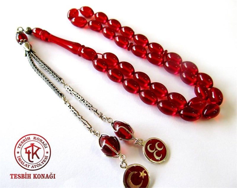 Sıkma Kehribar Tesbih