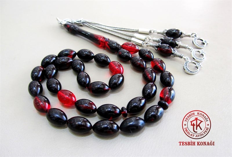 Sıkma Kehribar Tesbih