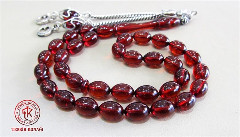 Sıkma Kehribar Tesbih