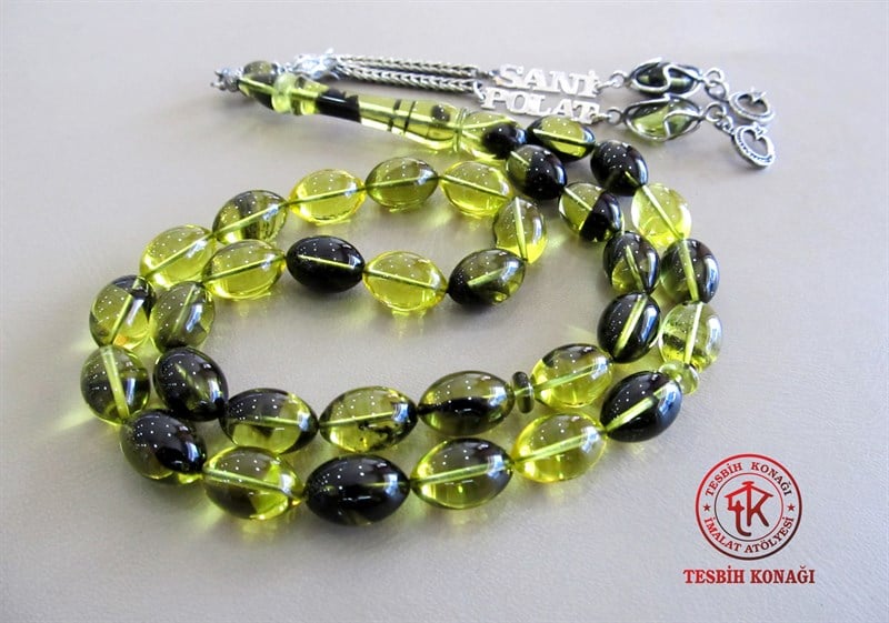 Sıkma Kehribar Tesbih