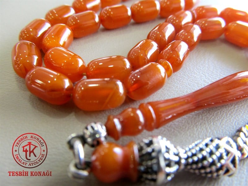 Sıkma Kehribar Tesbih