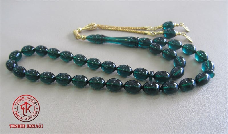 Sıkma Kehribar Tesbih