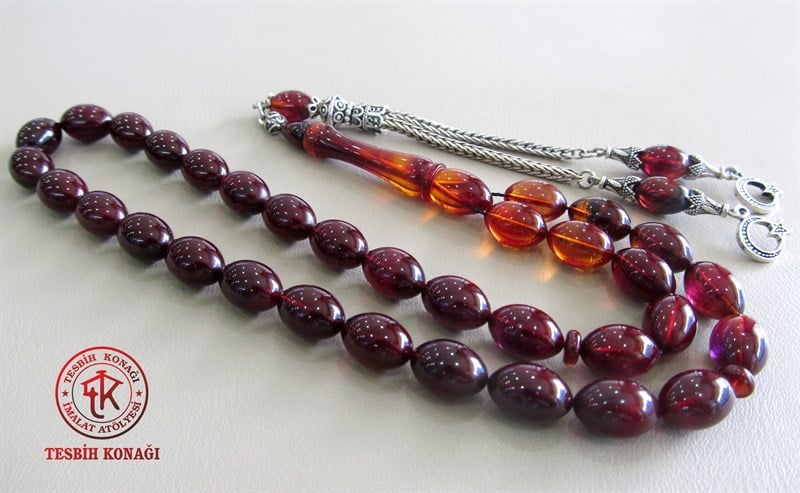 Sıkma Kehribar Tesbih