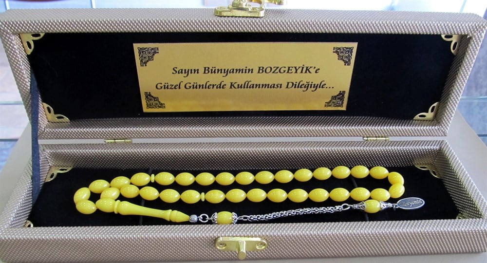Sıkma Kehribar Tesbih