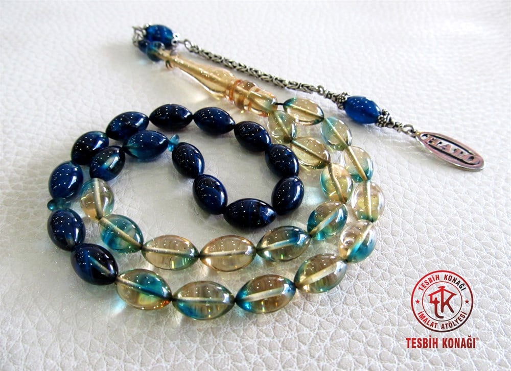 Sıkma Kehribar Tesbih