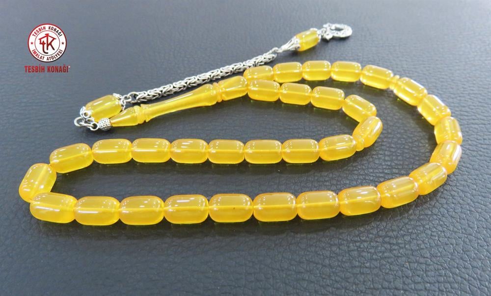 Sıkma Kehribar Tesbih