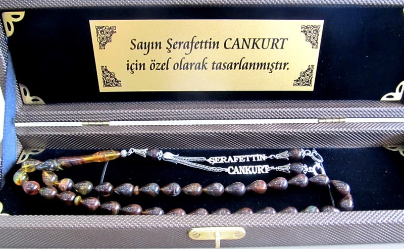 Sıkma Kehribar Tesbih