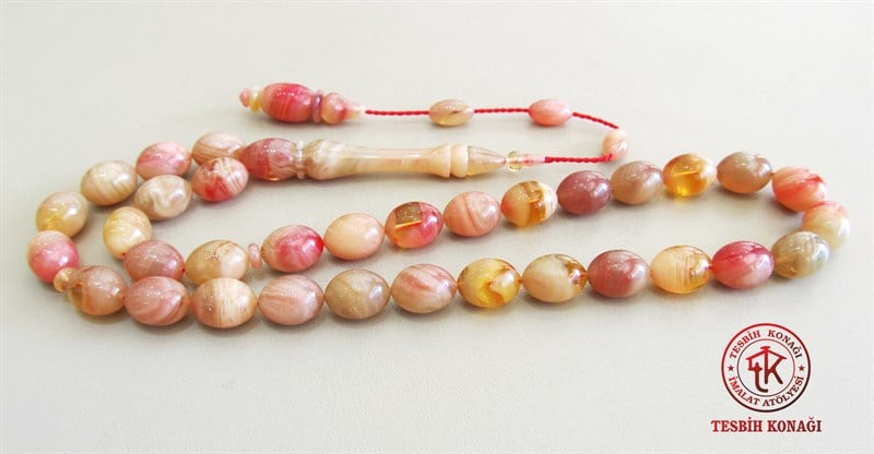 Sıkma Kehribar Tesbih