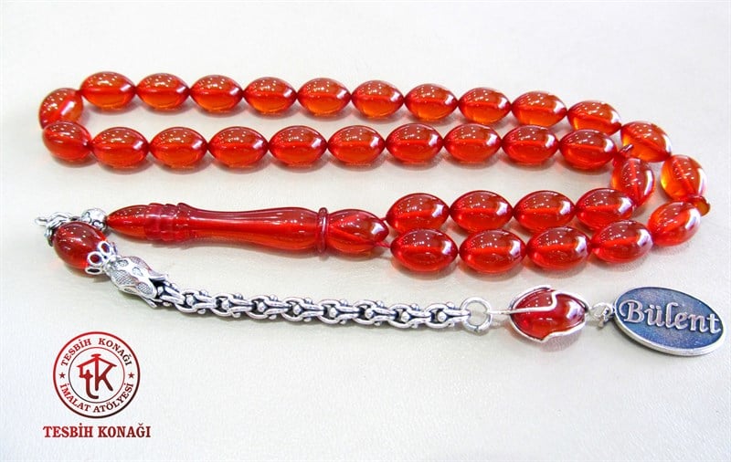 Sıkma Kehribar Tesbih