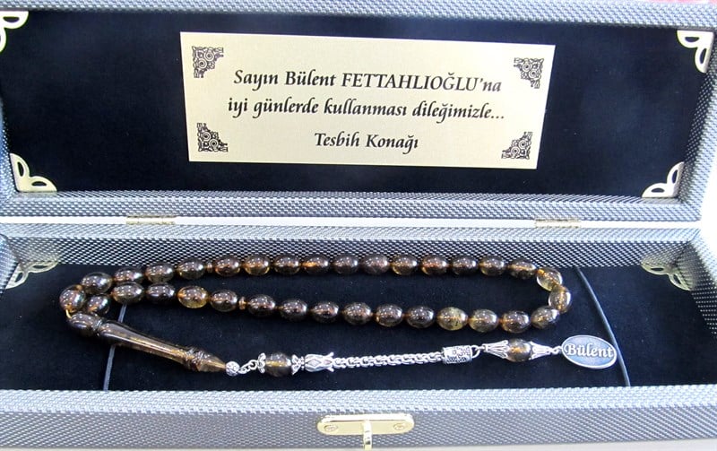 Sıkma Kehribar Tesbih