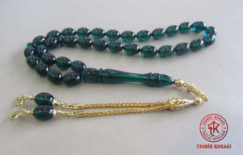 Sıkma Kehribar Tesbih