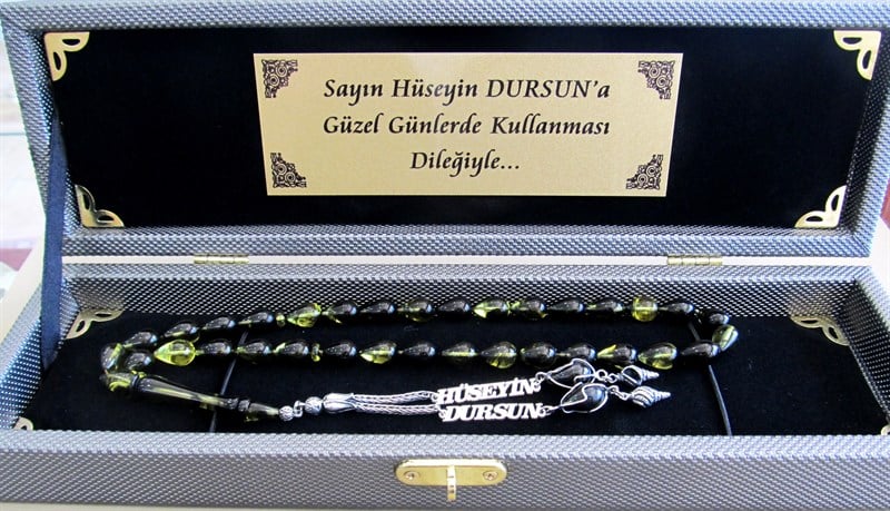 Sıkma Kehribar Tesbih