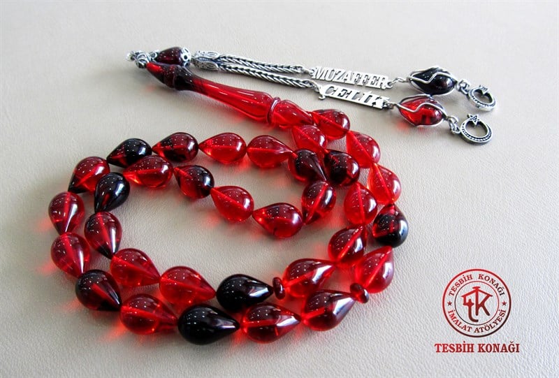 Sıkma Kehribar Tesbih