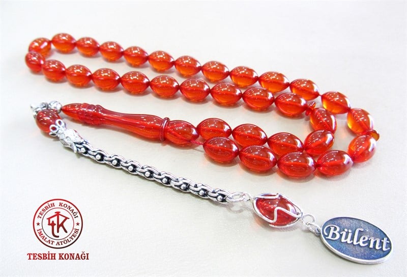 Sıkma Kehribar Tesbih