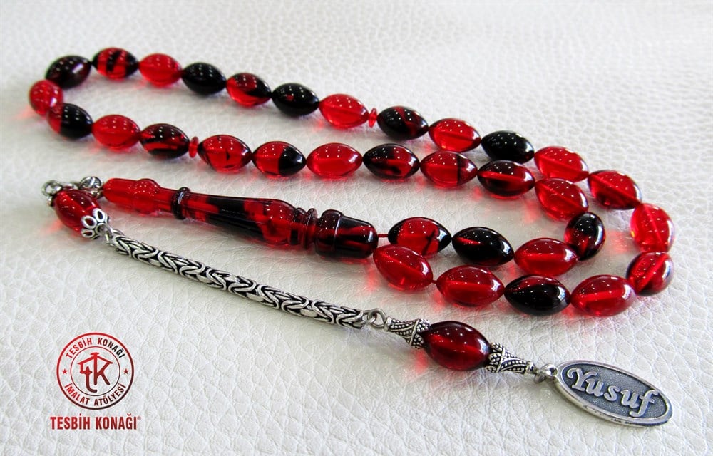 Sıkma Kehribar Tesbih