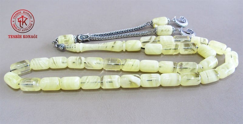 Sıkma Kehribar Tesbih