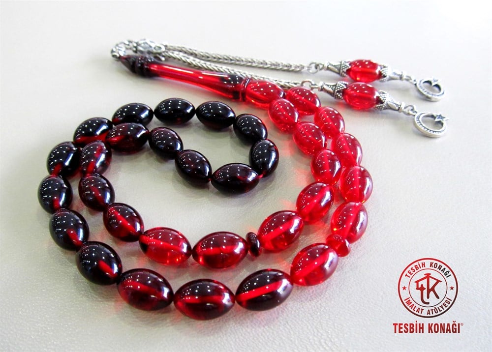 Sıkma Kehribar Tesbih