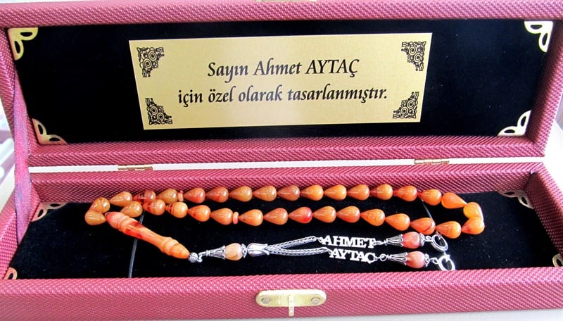 Sıkma Kehribar Tesbih