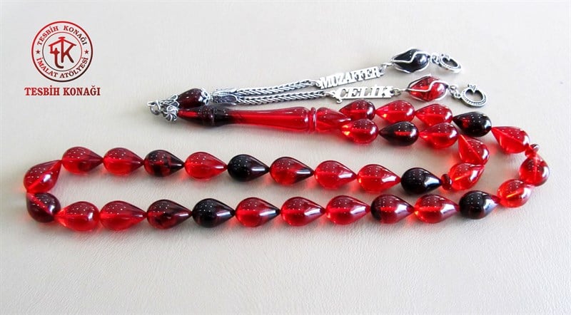 Sıkma Kehribar Tesbih