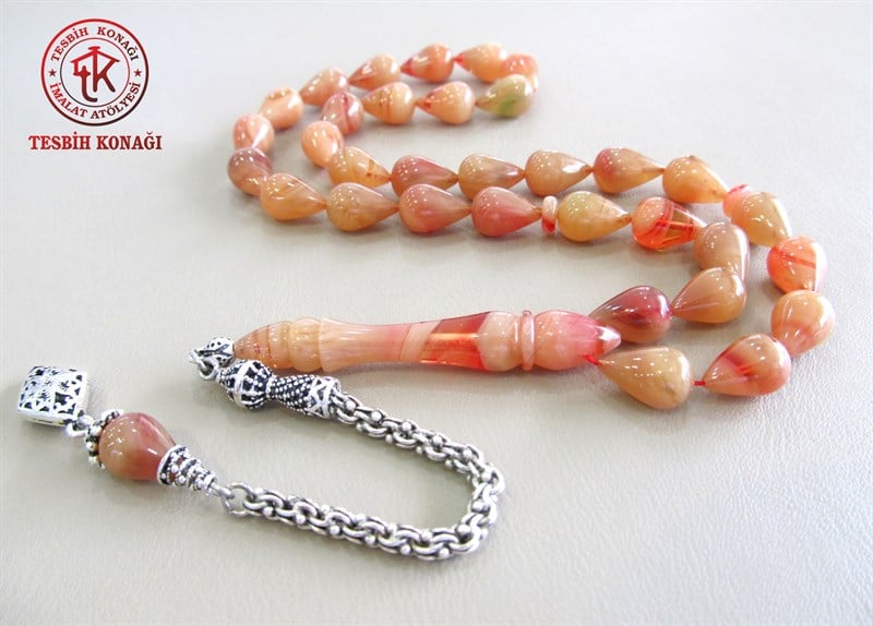 Sıkma Kehribar Tesbih