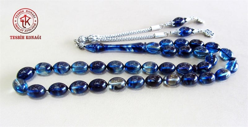 Sıkma Kehribar Tesbih