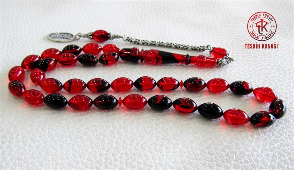 Sıkma Kehribar Tesbih