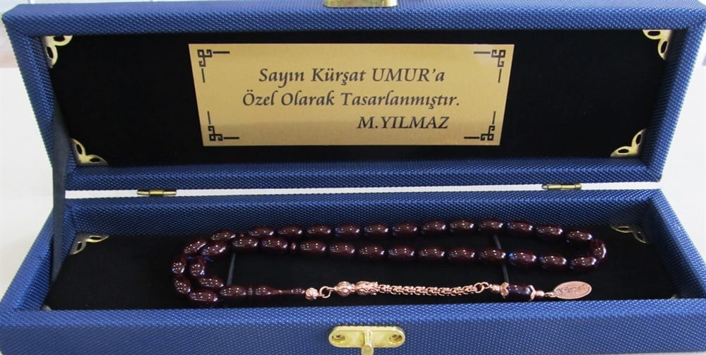 Sıkma Kehribar Tesbih