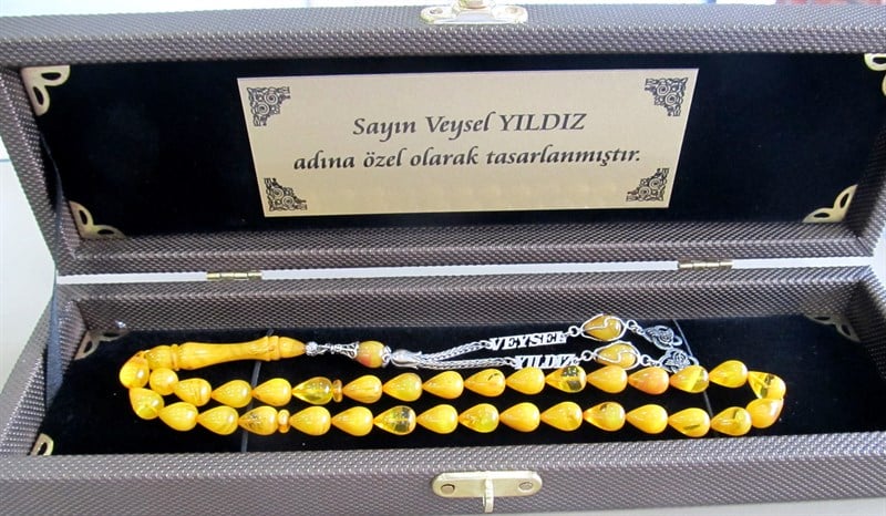 Sıkma Kehribar Tesbih